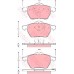 Тормозные колодки дисковые TRW GDB1429