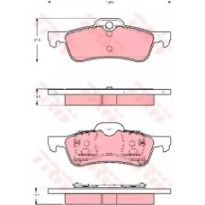 Тормозные колодки дисковые TRW GDB1477