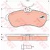 Тормозные колодки дисковые TRW GDB1496