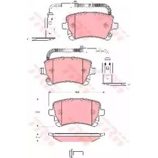 Тормозные колодки дисковые TRW GDB1508