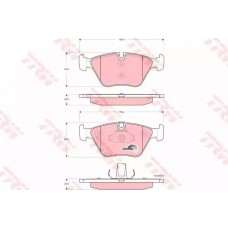 Тормозные колодки дисковые TRW GDB1577