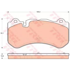 Тормозные колодки дисковые TRW GDB1710