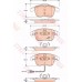 Тормозные колодки дисковые TRW GDB1762