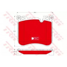 Тормозные колодки дисковые TRW GDB1826DTE