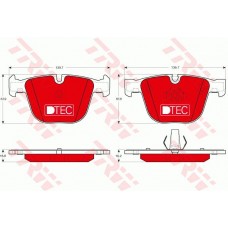 Тормозные колодки дисковые TRW GDB1892DTE