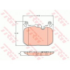 Тормозные колодки дисковые TRW GDB2137