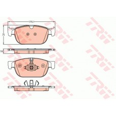 Тормозные колодки дисковые TRW GDB2153