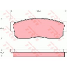 Тормозные колодки дисковые TRW GDB288