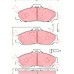 Тормозные колодки дисковые TRW GDB3353