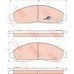 Тормозные колодки дисковые TRW GDB3466