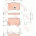 Тормозные колодки дисковые TRW GDB3482