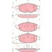 Тормозные колодки дисковые TRW GDB4125