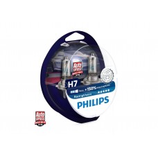 Комплект галогеновых ламп головного света Philips Racing Vision H7 +150% 12V 55W PX26d S2 (12972RVS2)