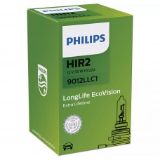 Лампа накаливания Philips LongLife EcoVision HIR2 12V 55W PX22d (9012LLC1)