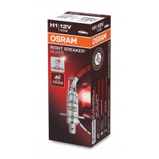 Лампа Osram H1 12V 55W P14.5s NIGHT BREAKER SILVER +100% больше света 1 шт. (64150NBS)