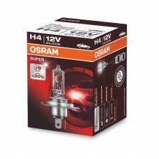 Лампа Osram H4 12V 60/55W P43t SUPER +30% больше света 1 шт. (64193SUP)