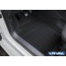 Коврики салона литьевые для VW Polo V седан 2010-2020, крепеж в комплекте, резина